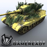 3D Model Download - Game Ready King Tiger 05